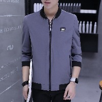 男士棒球领休闲时尚夹克