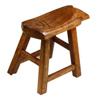 年年有鱼 老榆木鱼登子 百年老房榆木 纯手工制作