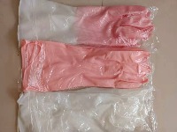 厨房用塑胶手套（特惠装三副）本品只限实体店购买