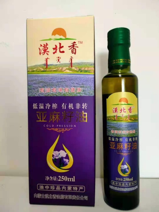 冷榨亚麻籽油一瓶（500ml/瓶）