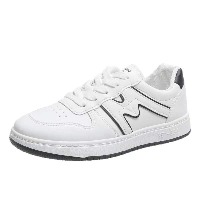 国内贸易    小白鞋女鞋2022春季新韩版平底时尚学生休闲运动扳鞋单鞋潮轻便女（鞋码备注））