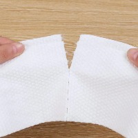 国内贸易  洗脸巾150g擦脸巾干湿两用一次性绵柔巾洁面巾卷筒式珍珠纹卸妆巾（拍二发三）