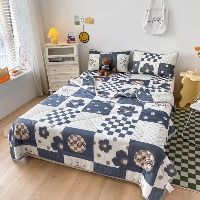 国内贸易   夏季乳胶凉席三件套夏被家用可水洗折叠式冰丝软席学生宿舍席子（颜色备注尺码   180*200cm））