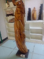 弥勒(家和万事兴)   太行崖柏.精雕