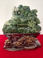 绿水青山      玉雕(精工)