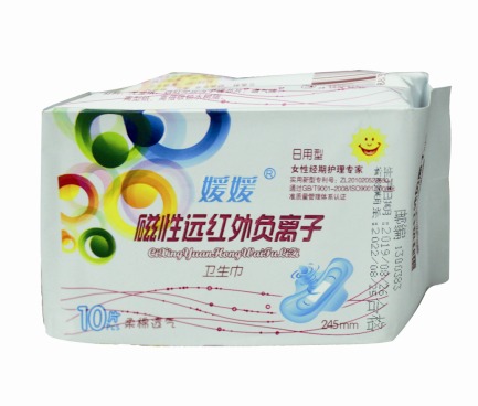 远红外负离子卫生巾     6包*10片